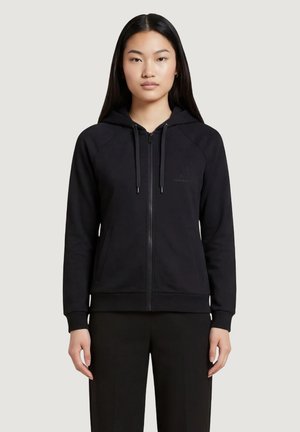 Sudadera con cremallera - black