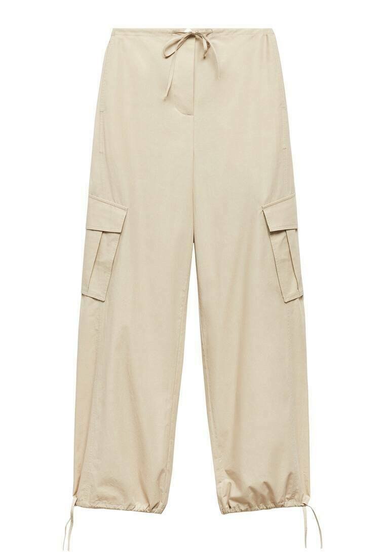 Mango Cargobroek beige Mango Cargobroek beige