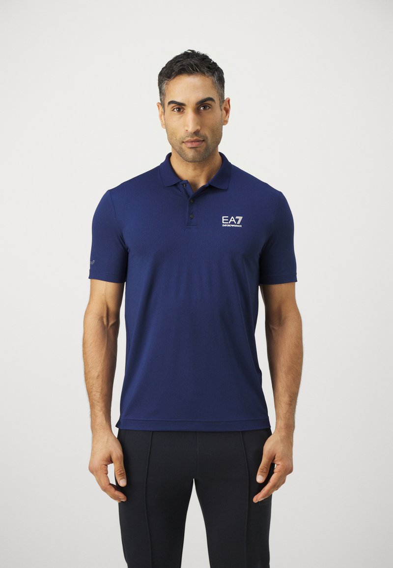 EA7 Emporio Armani TENNIS PRO COLORBLOCK Polo medieval blue