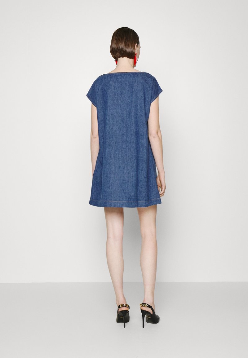 Love Moschino Denim dress - blue denim - (Pre-owned) - Zalando.ie