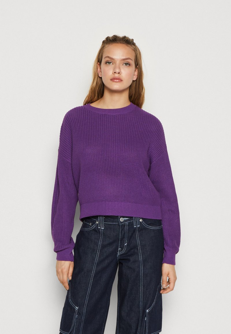 Noisy May NMMaysa L/S O-neck knit NOOS Gebreide trui olijf L 50% katoen, 50% acryl Street wear