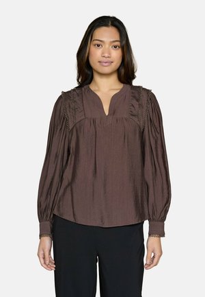 Bluse - dark chocolate