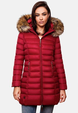 Winter coat - blood red