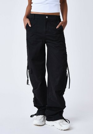 DROIT - Pantaloni cargo - noir