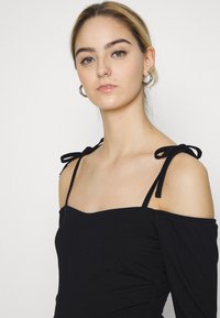 NA-KD BOW DETAIL - Camisola de manga comprida - black