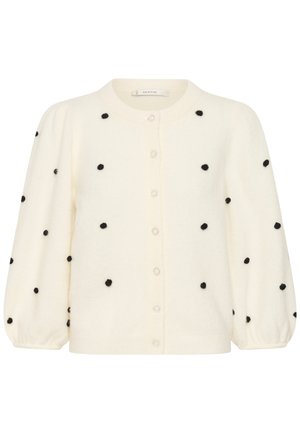 Gestuz, ALPHA DOT CARDIGAN - Ζακέτα - ivory