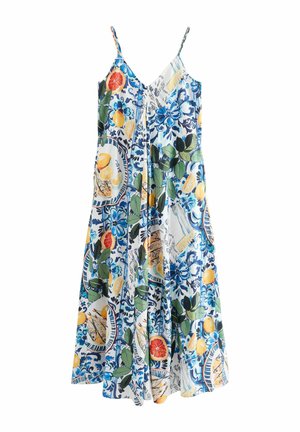 PETITE FIT - VOLUME - Rochie maxi - blue navy