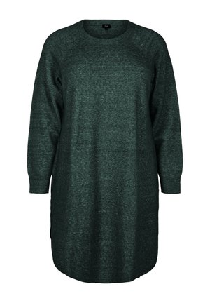 MIT RUNDHALSAUSSCHNITT - Robe pull - scarab mel