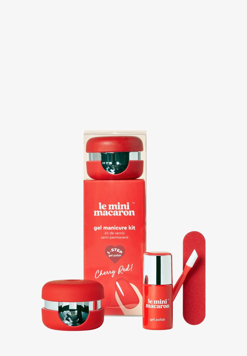 Le Mini Macaron - GEL MANICURE KIT - Nagelpflege-Set - cherry red, Vergrößern