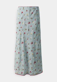 GAP GAP X DÔEN FLORAL MIDI SKIRT - Maxi sukně - dublin blue