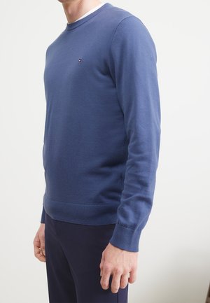 Striktrøje - blue-grey