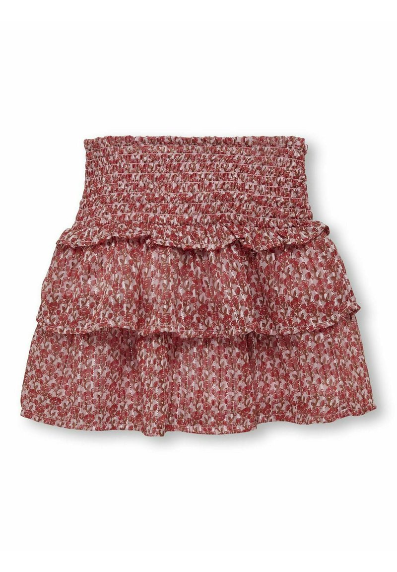 ONLY GIRLS GESMOKTER - A-lijn rok - pink lady