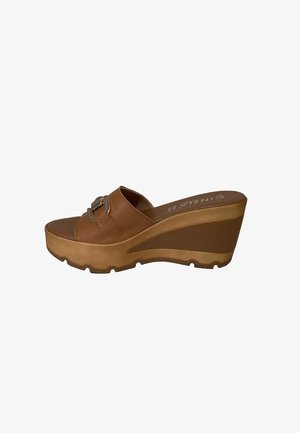 Cinzia Soft, CINZIA SOFT - Ciabattine con tacco - marrone