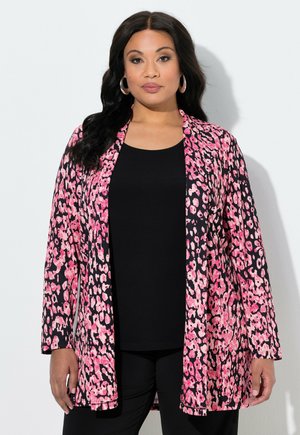 Ulla Popken LEOMUSTER OHNE VERSCHLUSS - Cappotto corto - pink