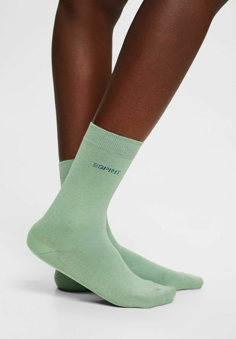 Esprit Solid Mix 5-Pack - Chaussettes - grey green