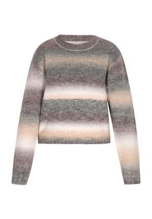 usha, Pullover - grau mehrfarbig