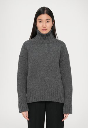 ROLLI LONGSLEEVE - Pullover - dark grey melange