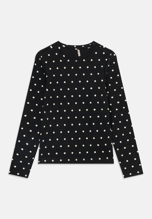 ONLY GIRLS, KOGTRINNY LIFE O NECK - Μπλούζα με μακριά μανίκια - black/tofu