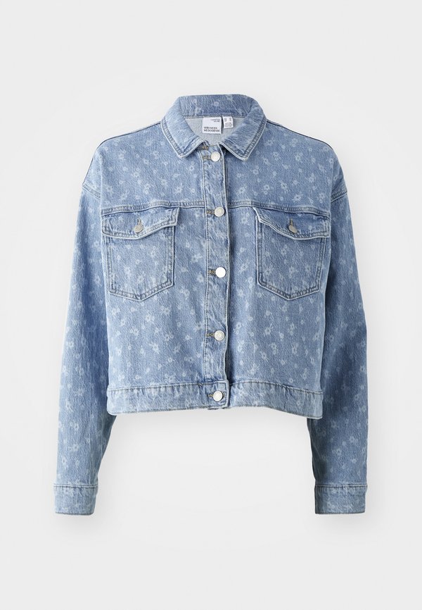VMCECILLA FLOWER JACKET - Denim jacket2