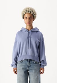 GAP Petite ABBREV HOOD - Melegítőfelső - larkspur wash
