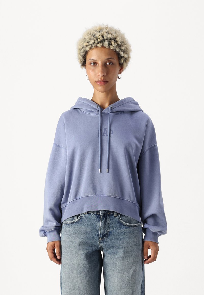 GAP Petite ABBREV HOOD - Melegítőfelső - larkspur wash