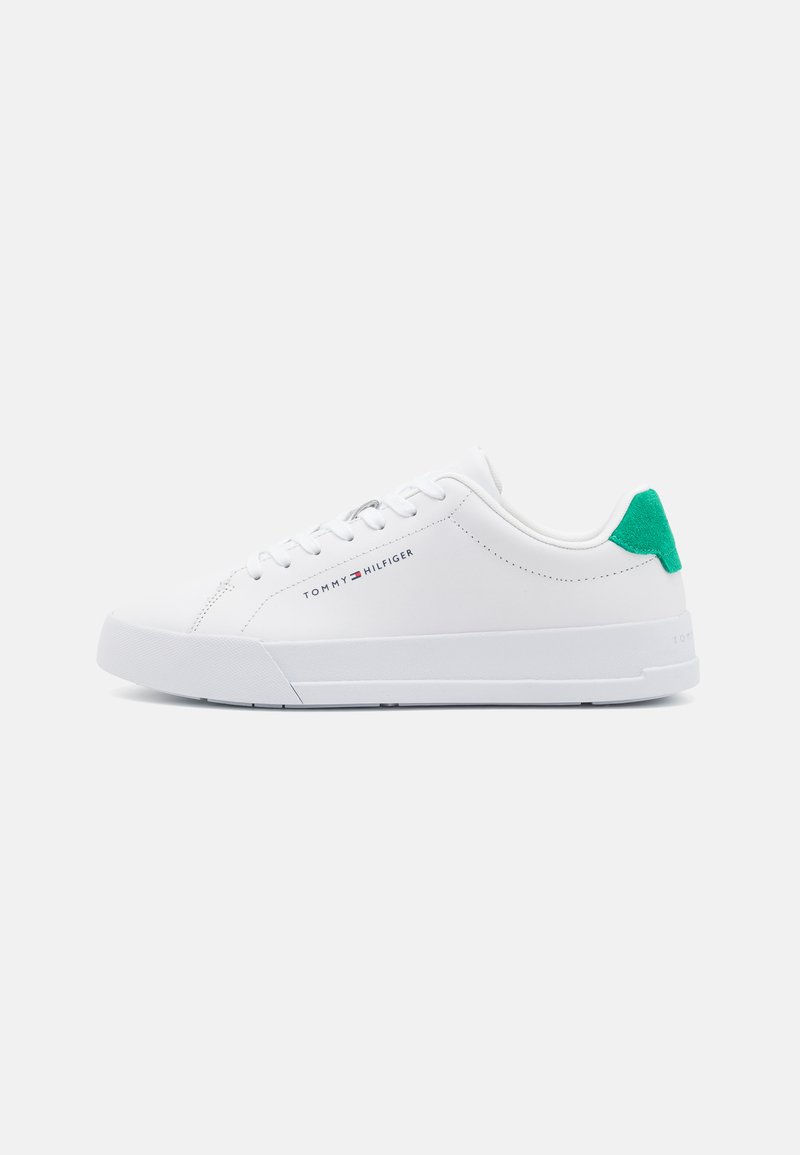Tommy Hilfiger COURT  - Trainers - white/olympic green