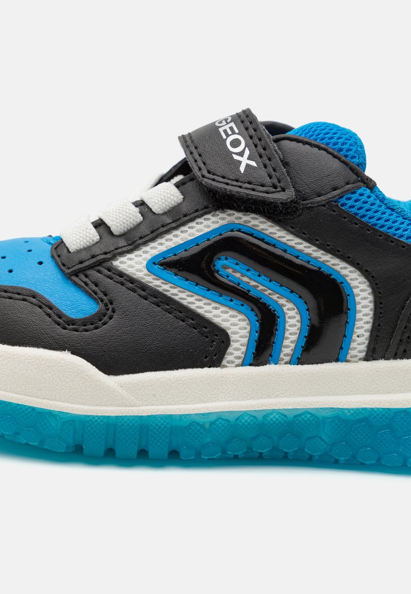 Geox J BUZZERLIGHT Boy B Basketbal, marineblauw/limoen, 28 EU, Navy Lime, 28 EU