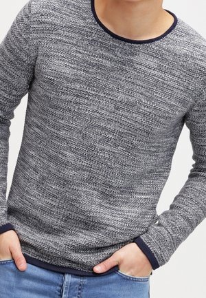 Neule - mottled dark blue