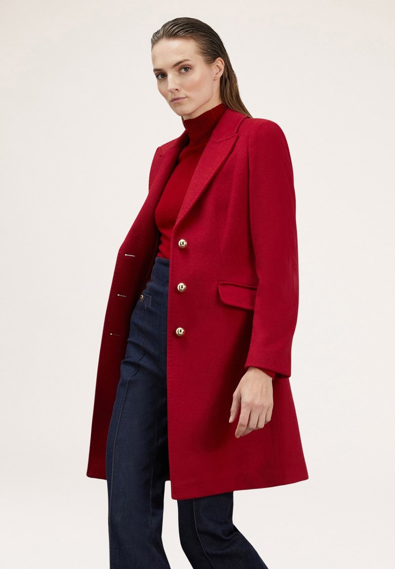 Kurzmantel Mantel Rot Zalando Motivi Kurzmantel Bordeaux Zalando