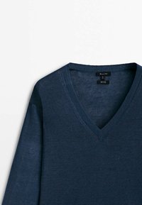 Massimo Dutti Strickpullover - blue