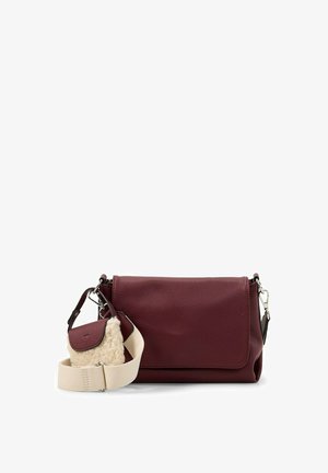 TOM TAILOR, TOM TAILOR BAGS TTFANIA S UMHÄNGETASCHE MIT ANHÄNGERTASCHE - Umhängetasche - bordeaux