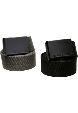2 PACK - Klassiske belter - asphalt black
