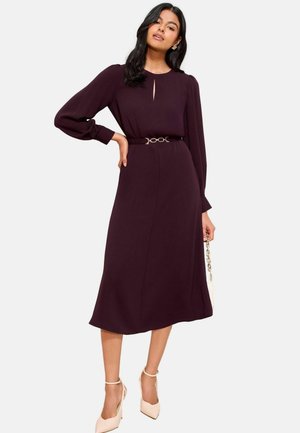 REGULAR FIT - KEYHOLE SNAFFLE  - Robe de jour - burgandy red