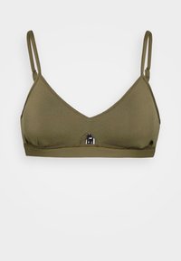Não selecionado, dark olive
