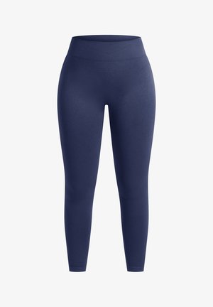 Leggings de talle alto en azul marino con una cinturilla elástica ancha y un diseño suave y ajustado.