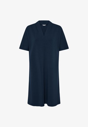 b.young, BYPUSTI VNECK DRESS - Jerseyjurk - dark sapphire