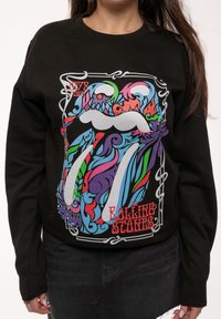 Paradiso Clothing THE ROLLING STONES COLOUR SWIRLS - Sweatshirt - black
