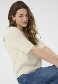 Kaffe MARINA - Cardigan - chalk cc
