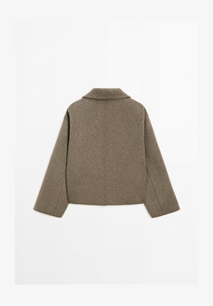 Massimo Dutti, Let jakke / Sommerjakker - mottled dark brown