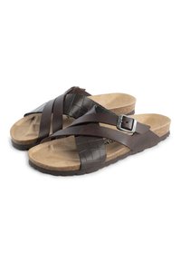 SUNBAY Mules à Une Bride SONIA Noir - Femme Noir - Chaussures