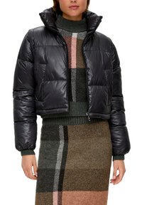 s.Oliver MIT ABNEHMBAREN ÄRMELN - Winterjas - schwarz