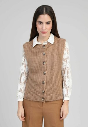 SANS MANCHE LEJABY - Gilet - sable