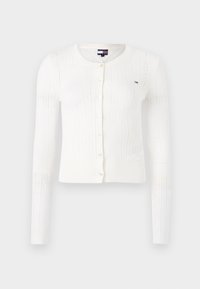 CREW NECK CARDIGAN - Cardigan - ecru