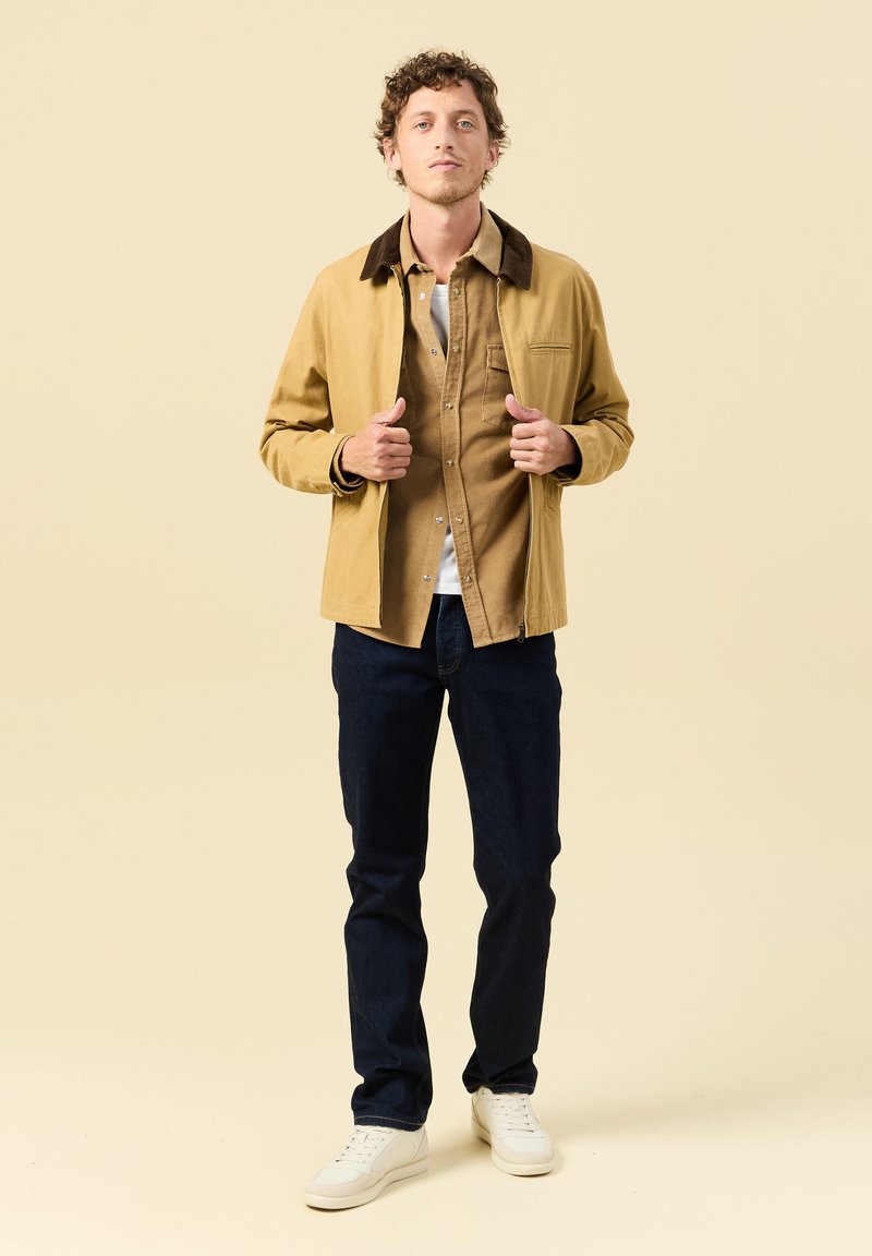 Chemise Homme En Jean Vintage Ajustée Taille M/41 - Marque Clockhouse - Bleu Délavé Années 80/90