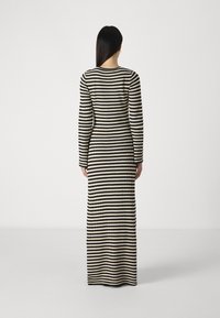 Gina Tricot POINTELLE DRESS - Vestido de malha - black/white