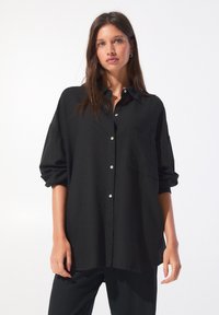 PULL&BEAR - RUSTIC - Hemdbluse - mottled black Thumbnail-Bild 1
