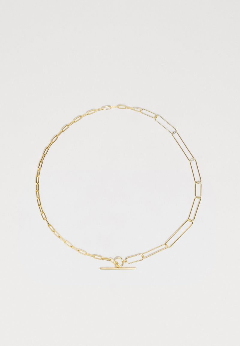 Otiumberg - TWO CHAIN PAPERCLIP NECKLACE - Collar - yellow gold-coloured, Ampliar