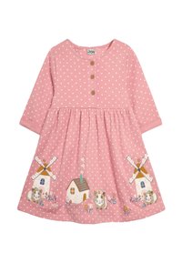 JoJo Maman Bébé GUINEA PIG APPLIQUÉ FRONT  REGULAR FIT - Vapaa-ajan mekko - pink