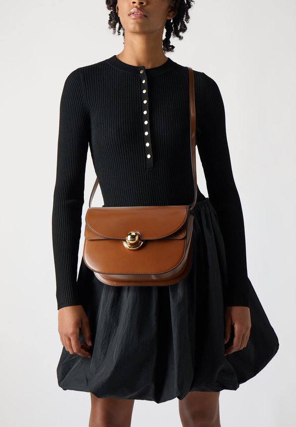 SFERA ROUND - Umhängetasche - cognac