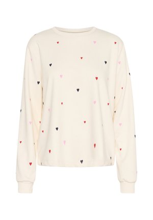 Saint Tropez JOHANNISZ - Long sleeved top - ice multi un hearts